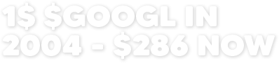 1$ $GOOGL in 2004 - $286 now